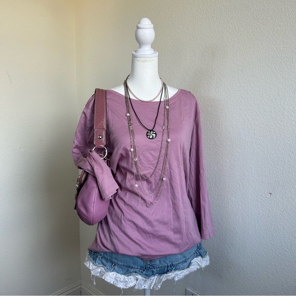 L.L. Bean Dusty Pink Women's Blouse